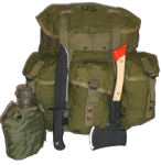 survival backpack icon